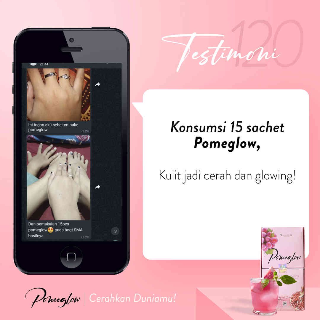 testi 120 (Kulit jadi cerah dan glowing)