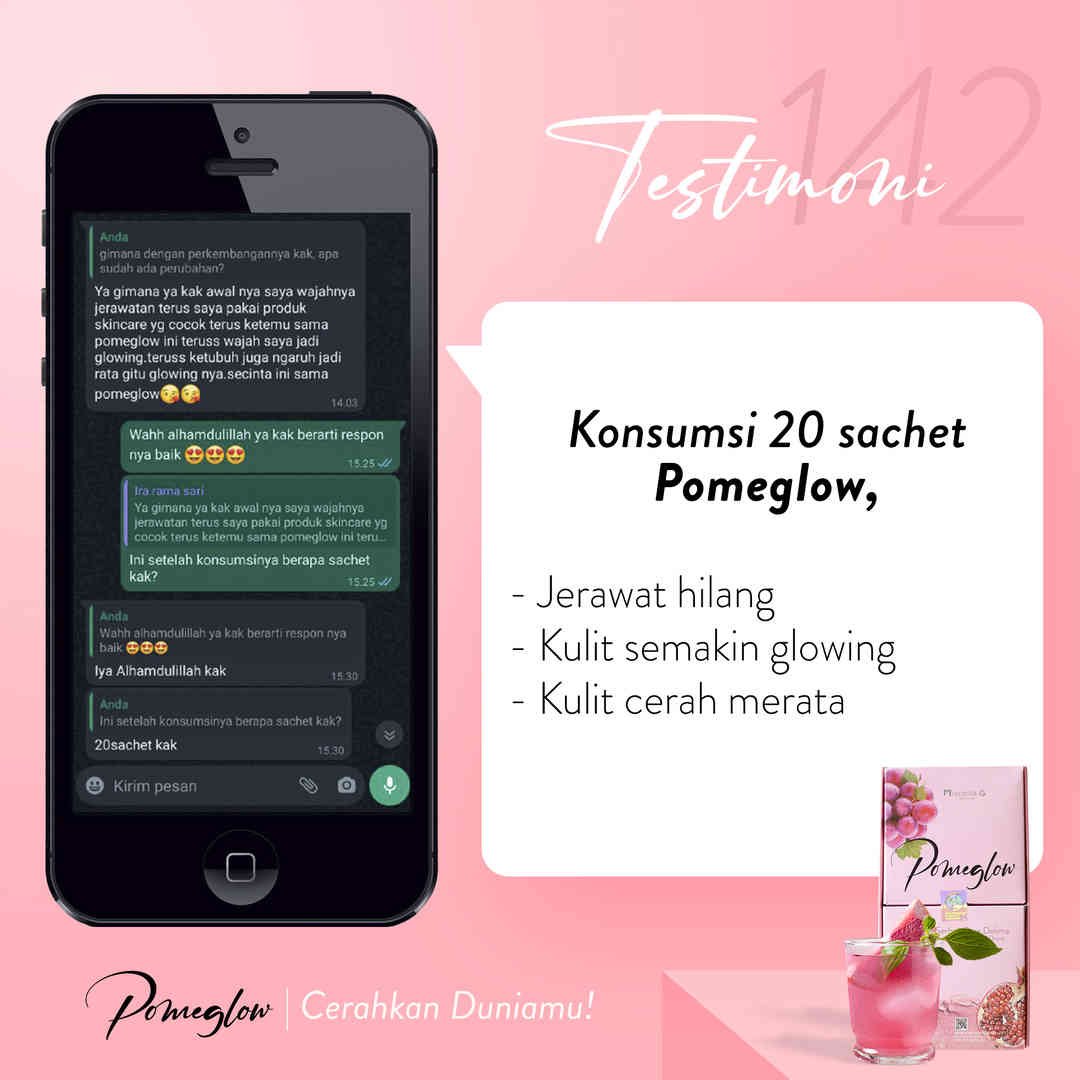 testi 142 (jerawat hilang, glowing, cerah merata)