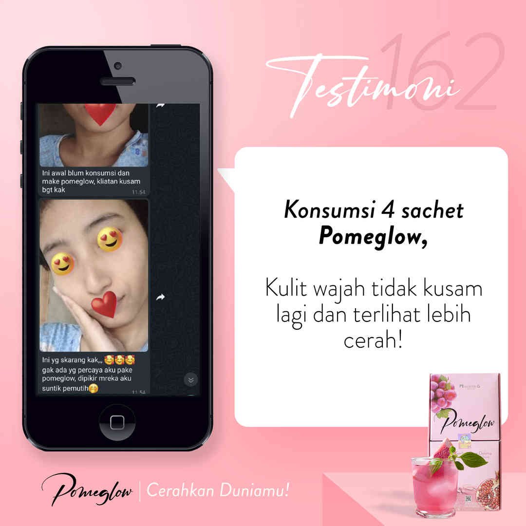 testi 162 (kulit tidak kusam dan terlihat lebih cerah)