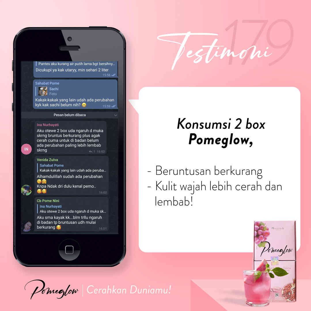 testi 179 (beruntusan berkurang, kulit cerah dan lembab)