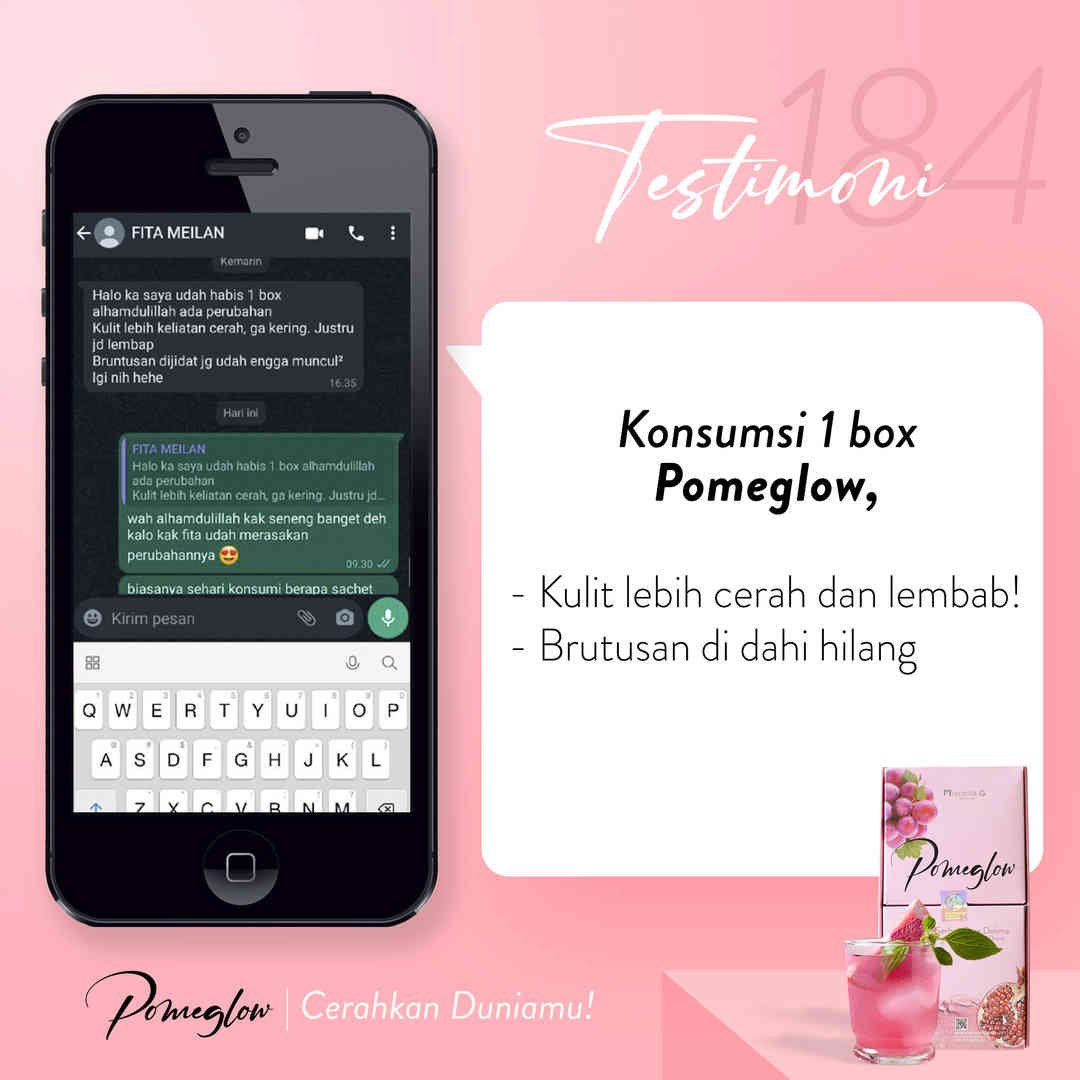 testi 184 (kulit cerah, lembab, tdk beruntusan lagi)