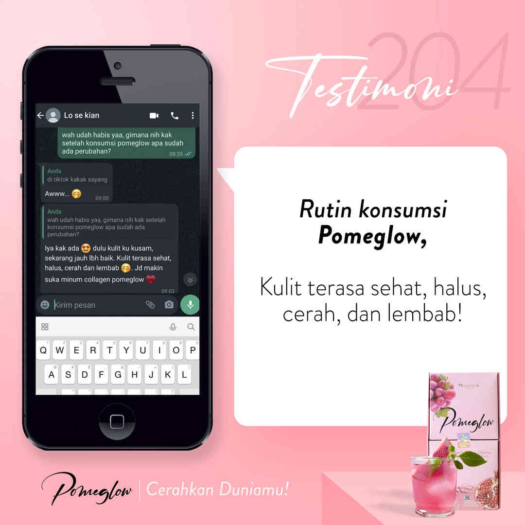 testi 204 ( kulit terasa sehat, halus, cerah, dan lembab)