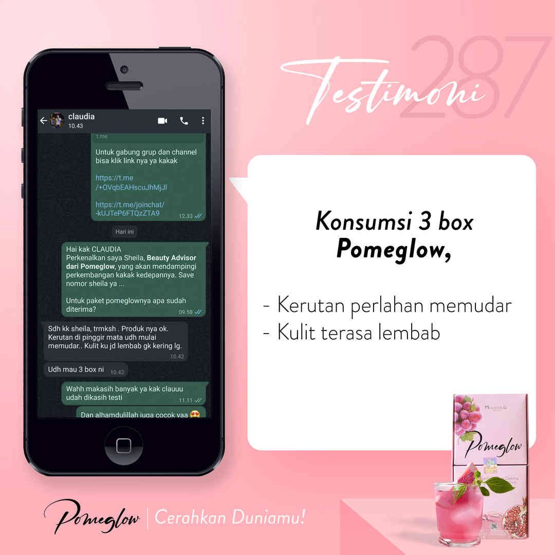 testi 287 (kerutan memudar, kulit lembab)