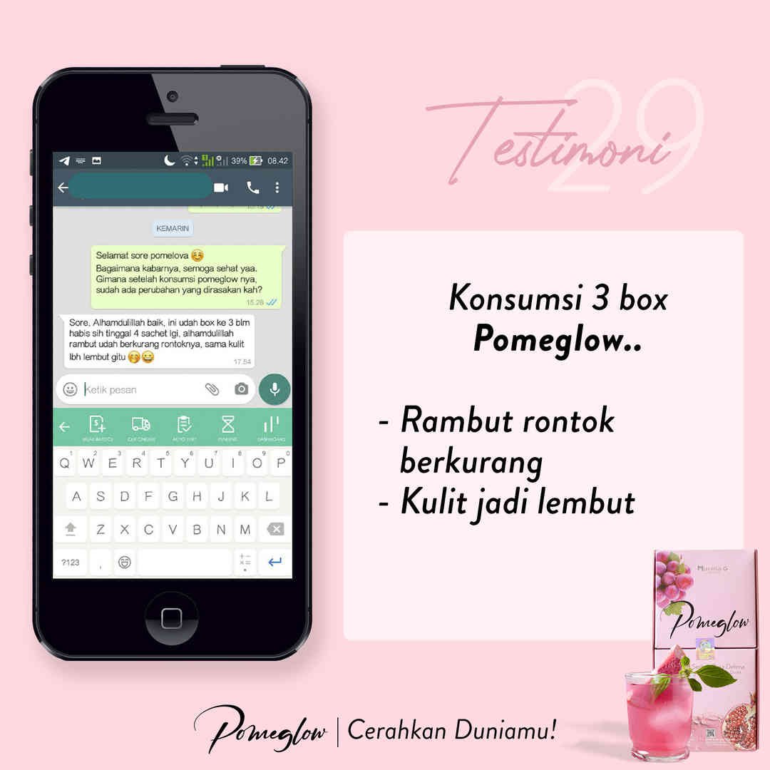 testi 29 (rontok kurang & kulit lembut)