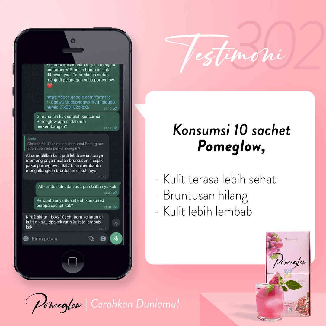 testi 302 (kulit sehat, lembab, bruntusan hilang)