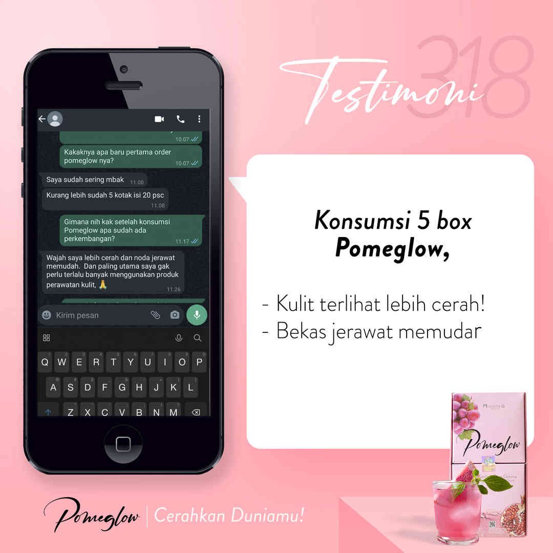 testi 318 (kulit cerah, bekas jerawat memudar)