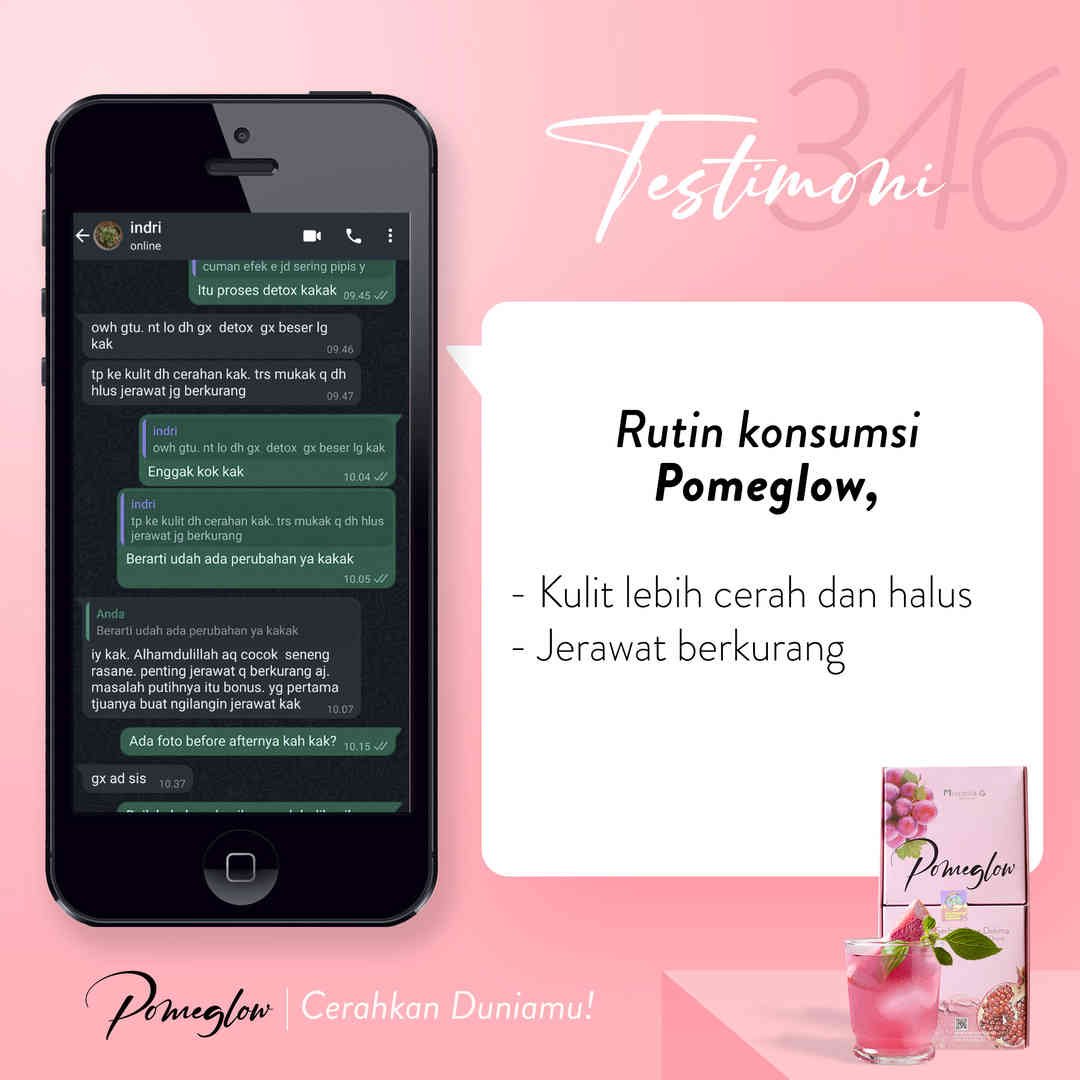 testi 346 (kulit cerah, halus, jerawat berkurang)