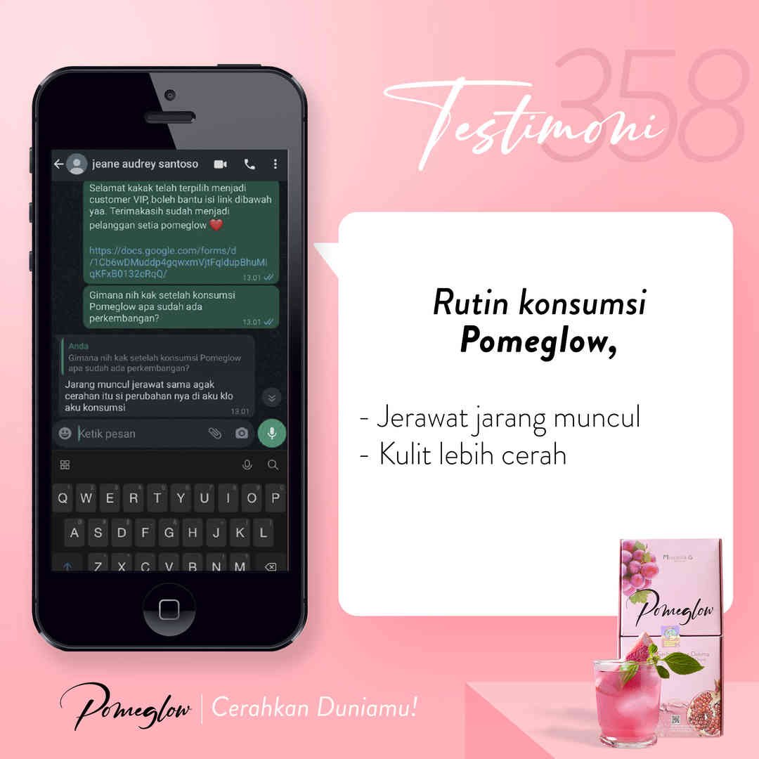 testi 358 (jerawat jarang muncul, kulit cerah)
