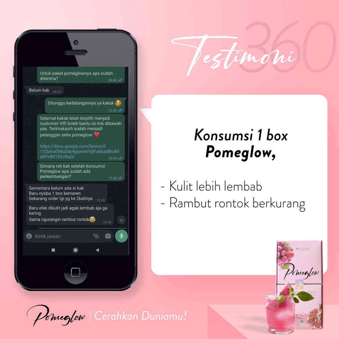testi 360 (kulit lembab, rontok berkurang)