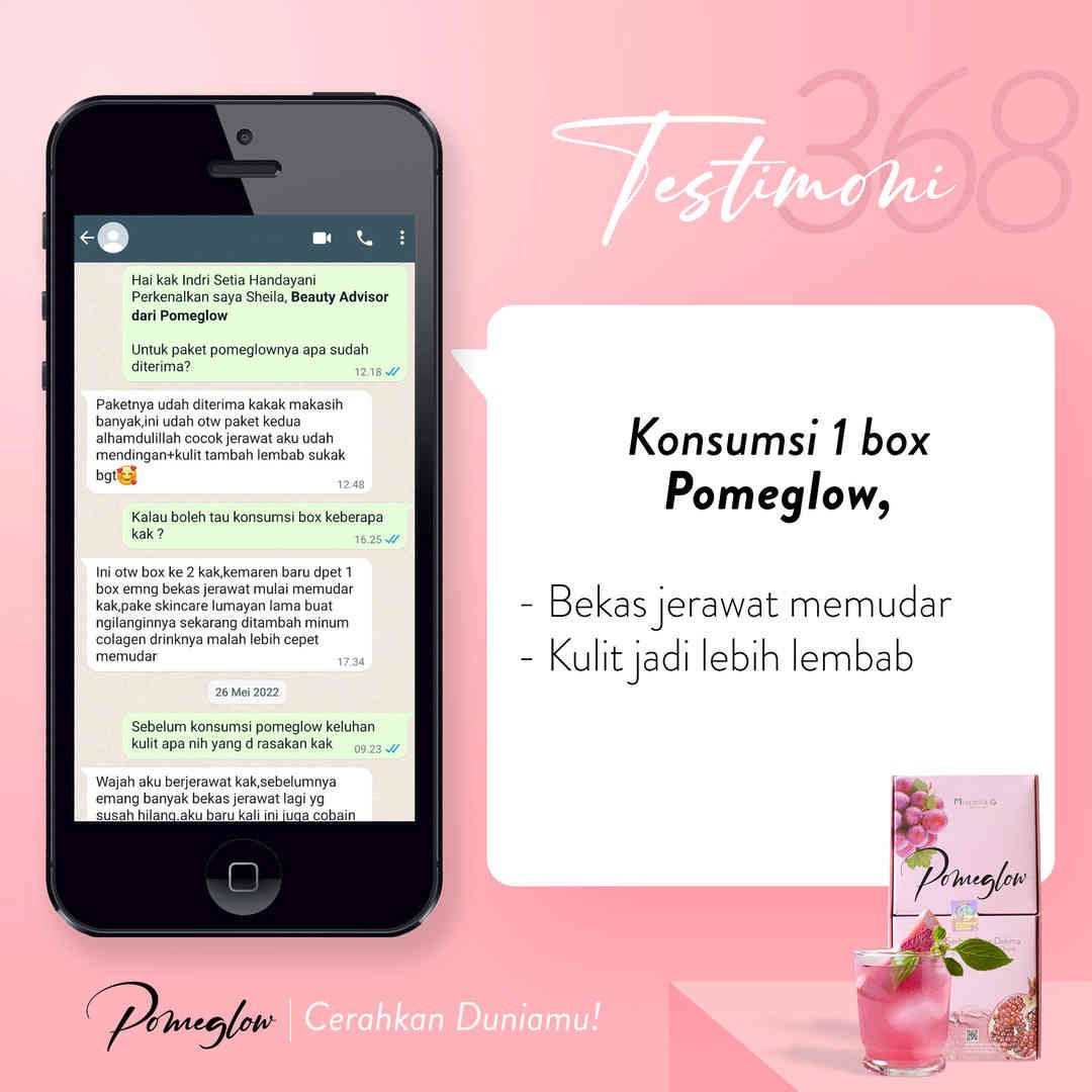testi 368 (bekas jerawat memudar, kulit lebih lembab)