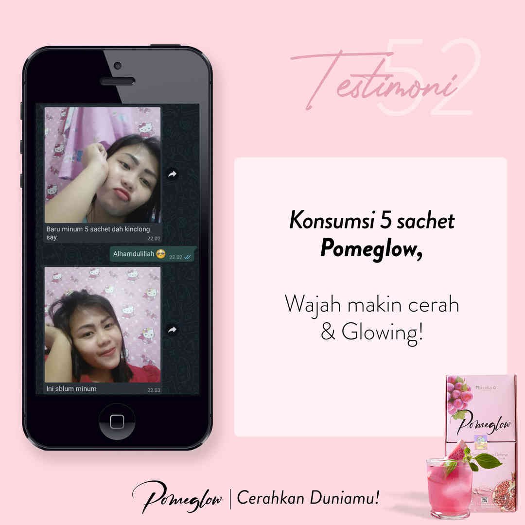testi 52 pome (wajah cerah glowing)